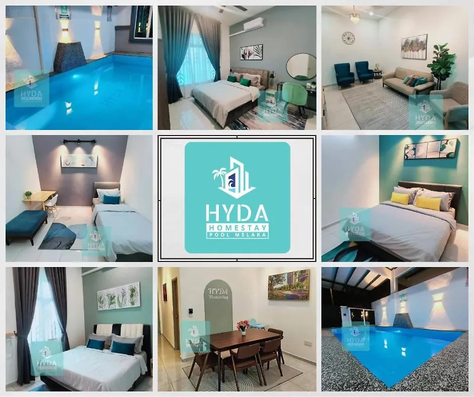 Hyda Homestay Pool Melaka, Bandar Melaka Holiday home Malacca